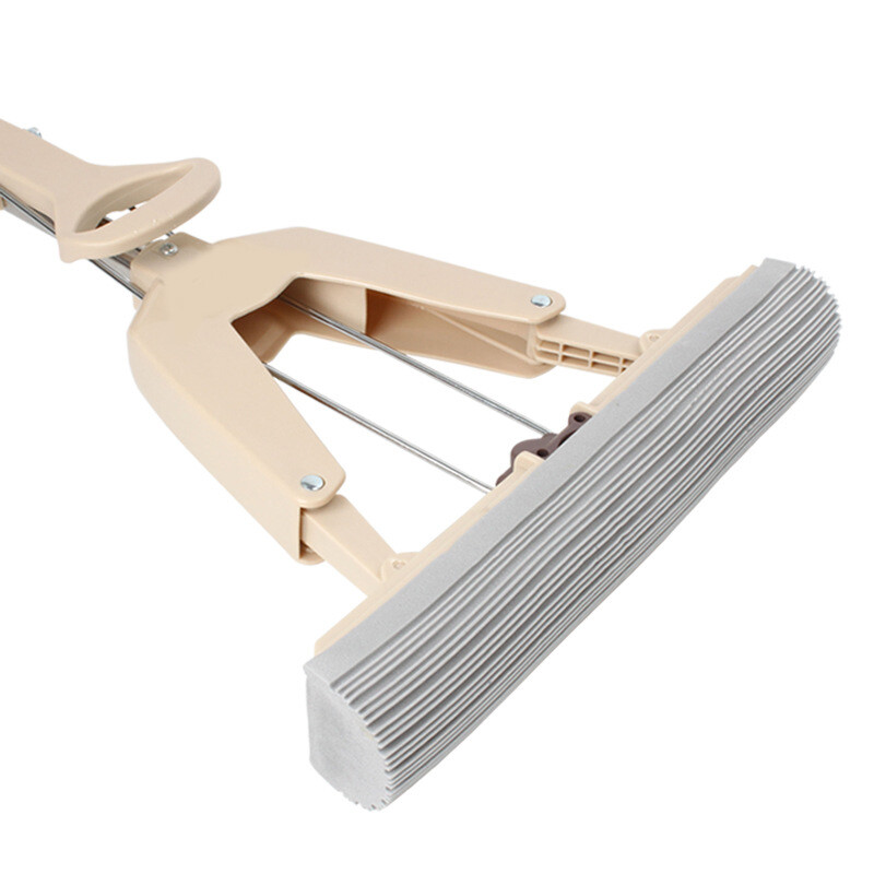 Gray Foldable Dust Mop, Adjustable Handle