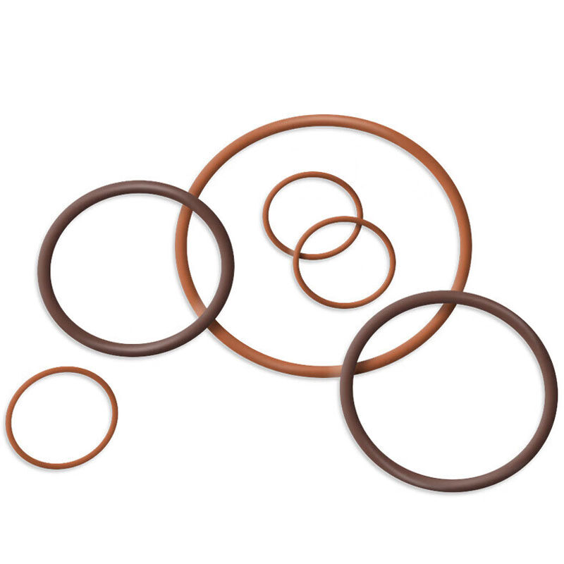 FKM Rubber O Ring Seal, 1.13 in Inside Diameter, 1.38 in Outside Diameter, 0.12 in Cross Section, High Temperature Rated
