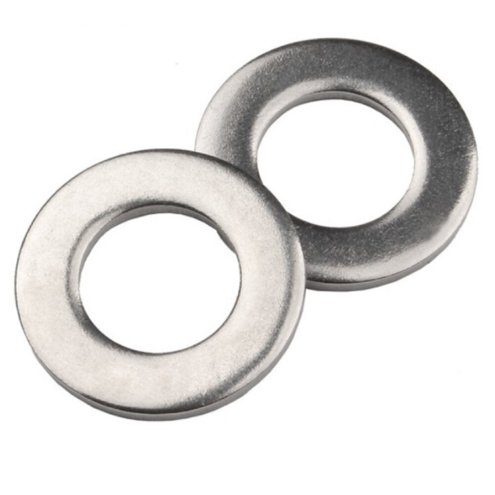 304 Stainless Steel Flat Washer, Standard Plain Washer, 4.8 Grade