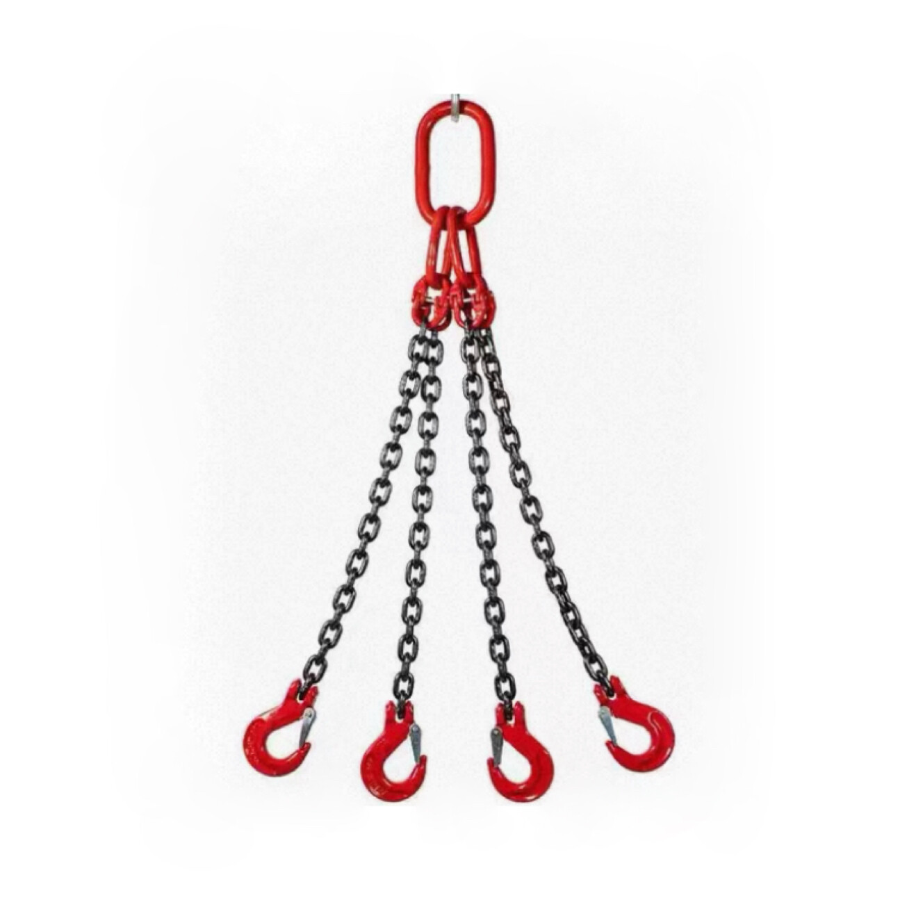 Four_Leg Chain Sling, Load Capacity 5202 lb, Angle 0° to 45°, Length 3.28 ft