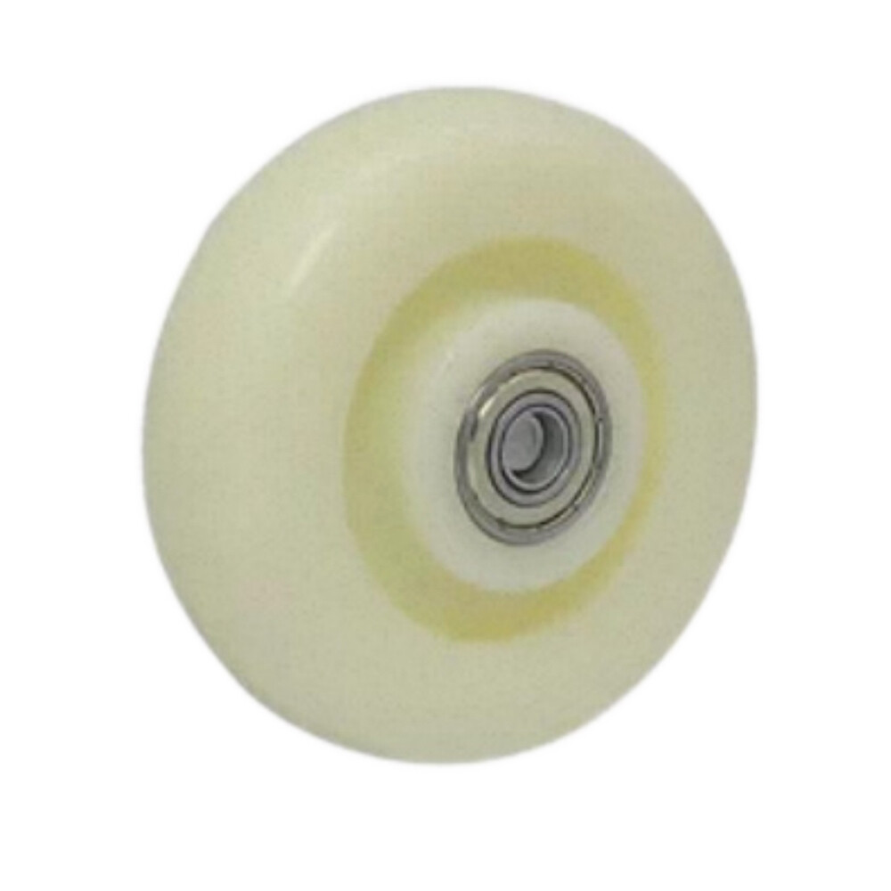 Medium_Duty Nylon Single Wheel, 2.5 in White PP Wheel, Load 176 lb