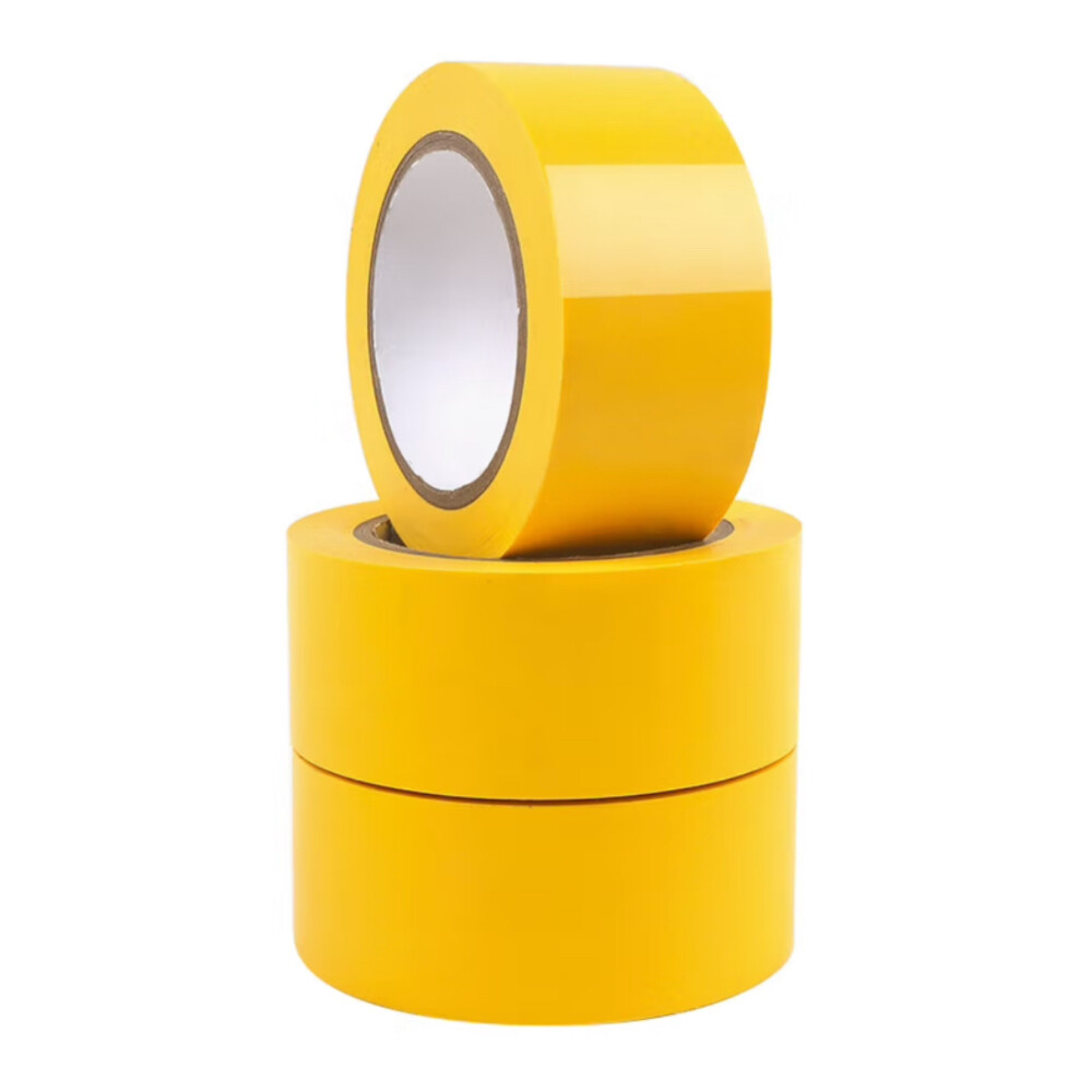 Reflective Warning Tape, Yellow, 9.843 in Width, 72.18 ft Length
