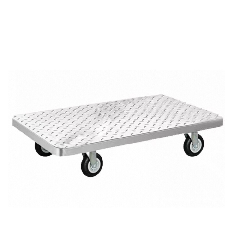Steel Platform Truck with Casters, Size 23.62 × 35.43 in, Fits 60 × 90 cm Containers
