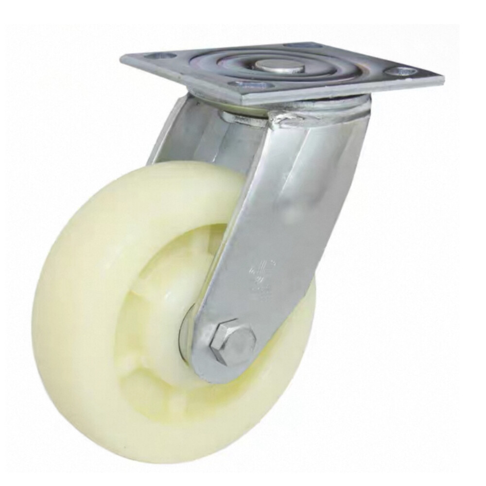 Heavy_Duty Swivel Caster, 4 in Nylon Wheel, Load 639 lb, Installation Height 5.67 in
