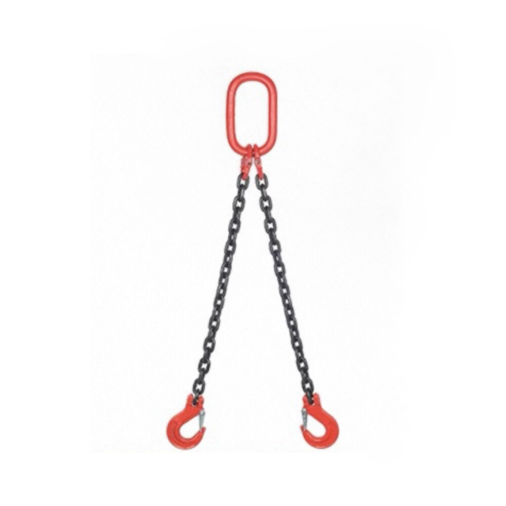Double_Leg Chain Sling, Load Capacity 3527 lb, Length 4.92 ft