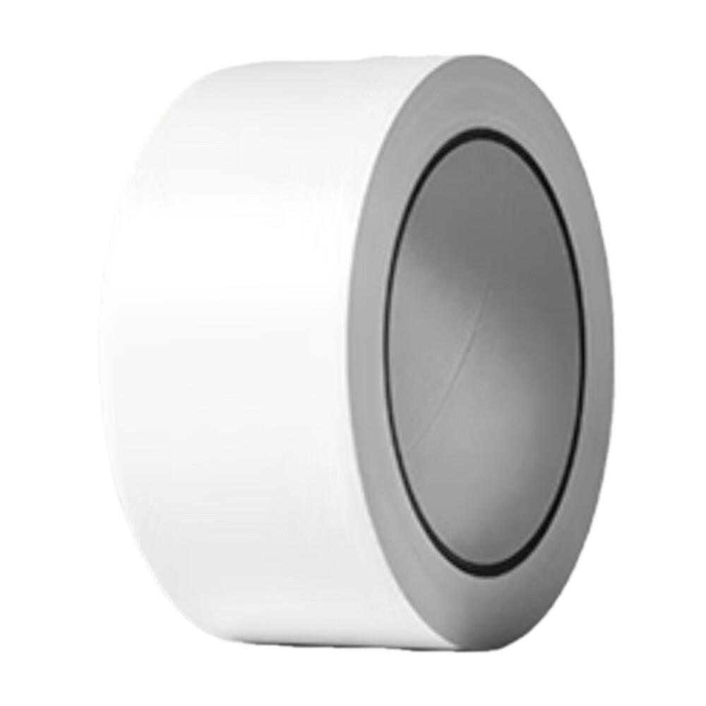 Heavy Duty AGV Protection Tape, White, 0.043 in Thickness, 3.937 in Width, 98.43 ft Length, PVC Core