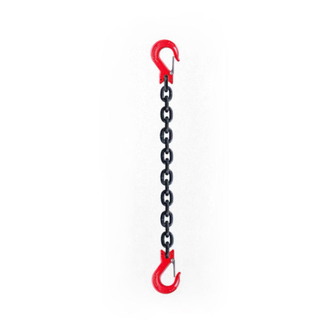 Single_Leg Chain Sling with Double Hooks, Load Capacity 2469 lb, Length 3.28 ft
