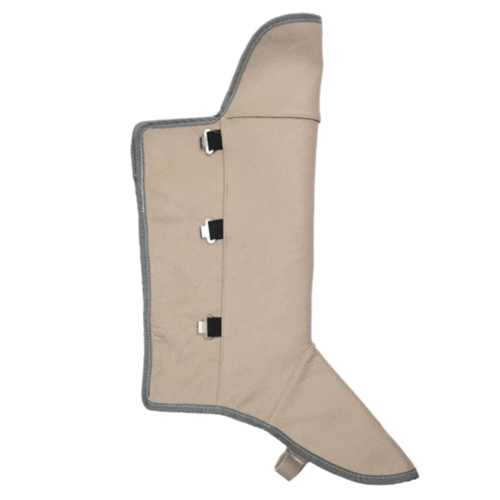 Snake and Animal Bite Proof Leg Guards, Kevlar and Full Grain Leather Protective Gaiters