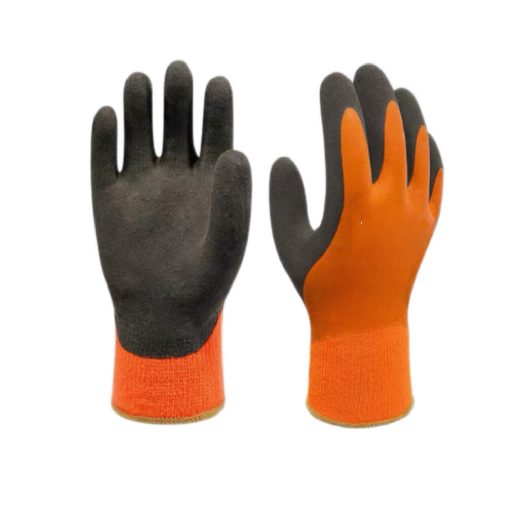 Thermo Plus Cold and Water Resistant Work Gloves, Length 9.84 in, Orange