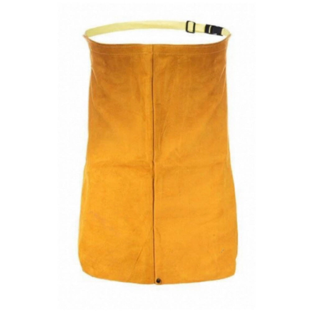 Cowhide Welding Apron, Yellow, Length 23.62 in, Width 21.65 in, Height 23.62 in