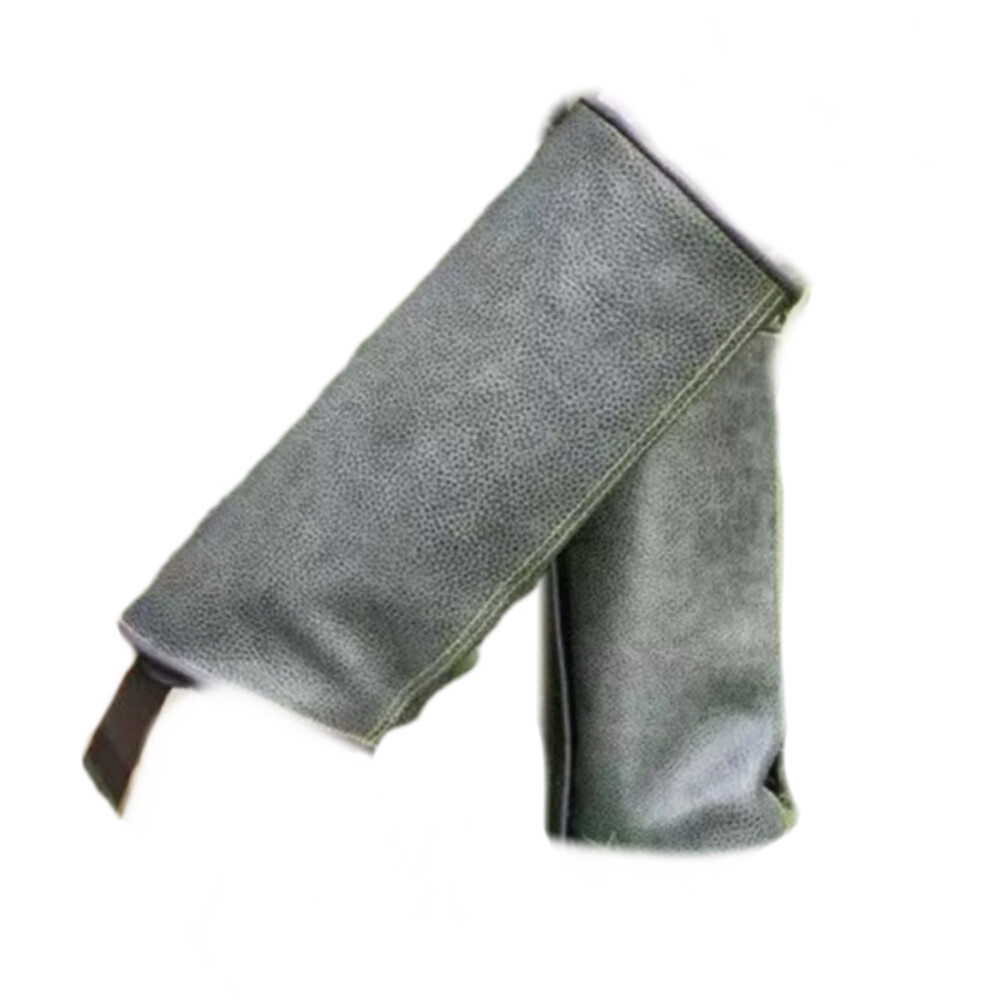 Snake Bite Proof Gaiters for Outdoor Use, Short Style, Thickened Cowhide Gaiters