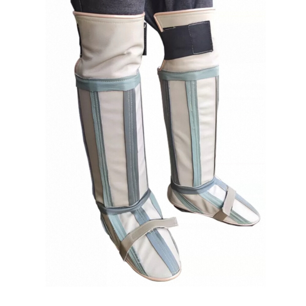 Double Layer Leather Snake Bite Proof Leg Guards, Aluminum Plate and Foot Cover, Outdoor Protective Gaiters, Extended Length, Multiple Sizes Available