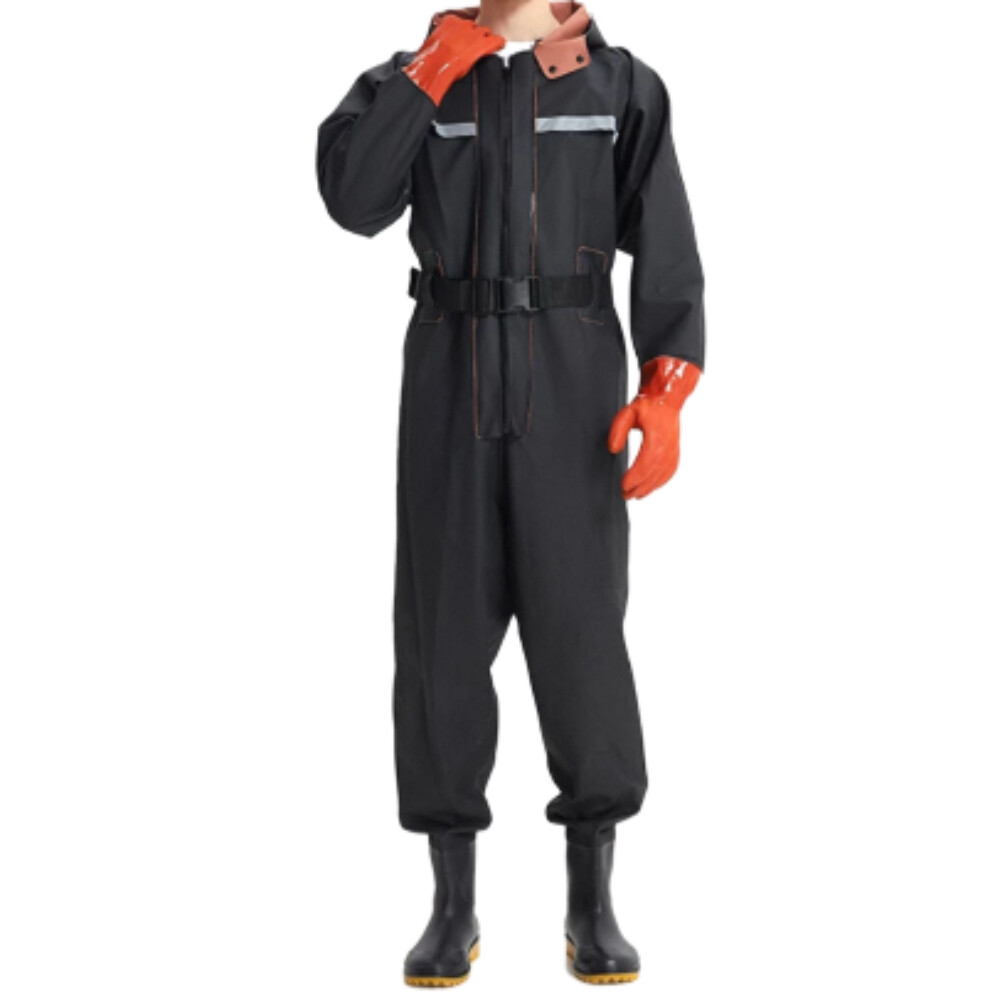 Seventy five denier gloves style waders ZST220, black color