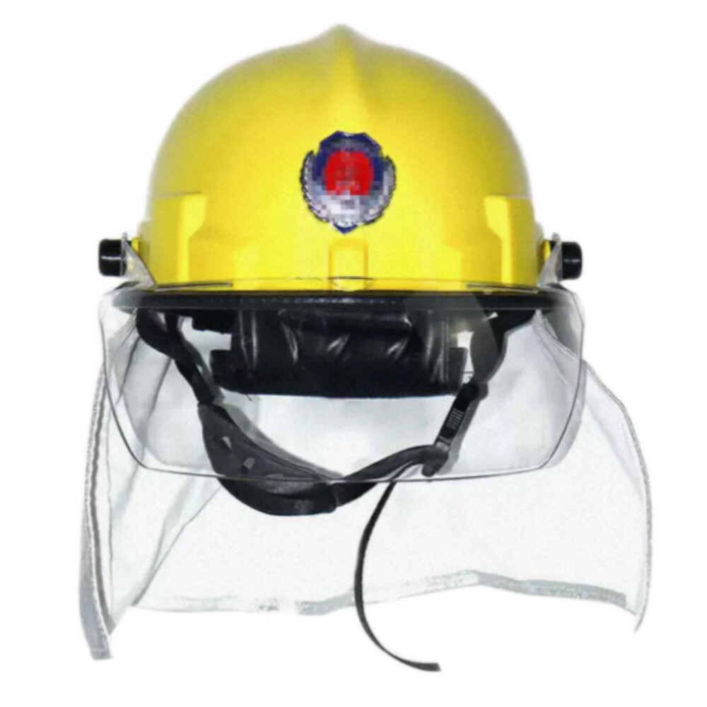 Korean Style Fire Training Helmet, Universal Size, Yellow, No 3C Certification