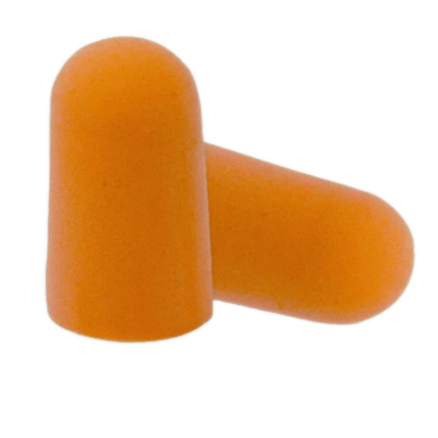 Bullet Shaped Earplugs, Universal Size, Orange, Cordless, NRR 32 dB, SNR 37 dB