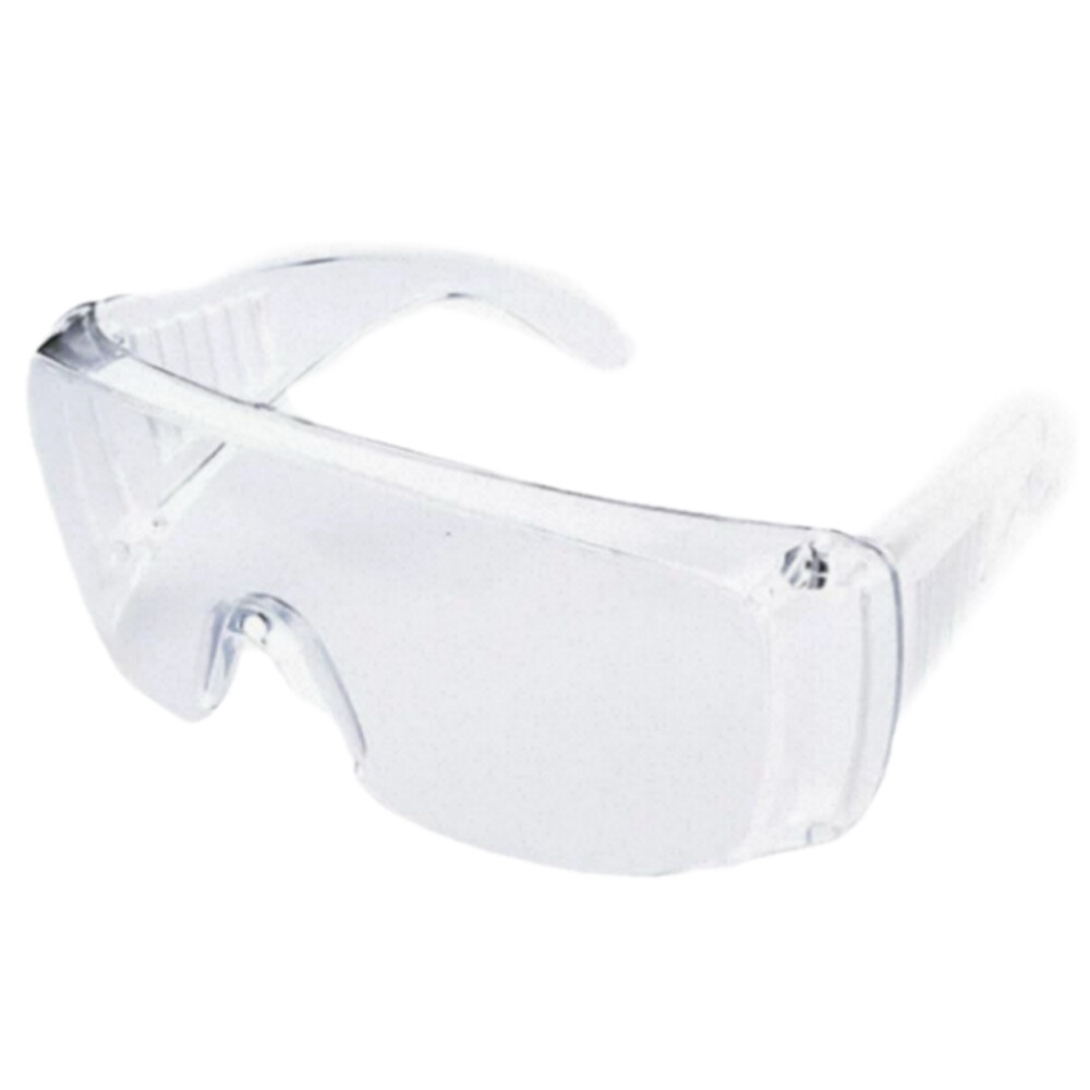 Scratch Resistant Visitor Safety Glasses, Clear Protective Eyewear
