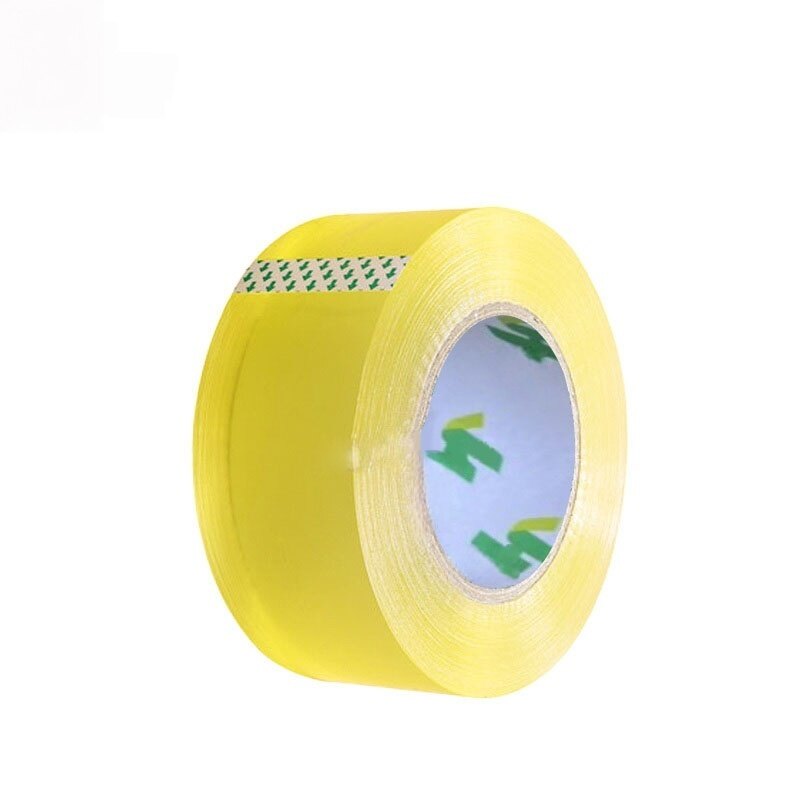 BOPP Amber Packing Tape, 1.89 in Width, 109 yd Length, 2 mil Thick, Durable Carton Sealing, Pkg Qty 4