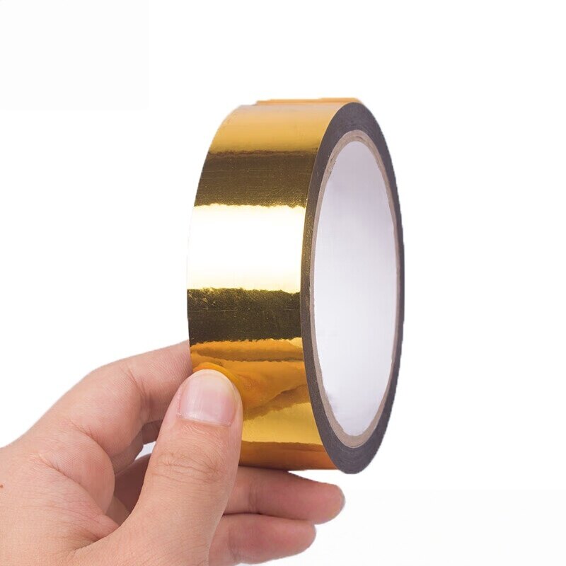 Polyimide Adhesive Tape PI Gold, 0.59 in Width, 55 yd Length, 1 mil Thick, ROHS Compliant, Pkg Qty 20