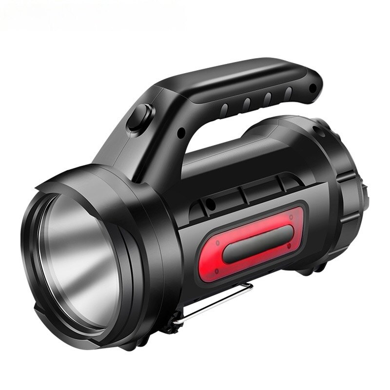 Rechargeable LED Flashlight, 440 Lumens, 1280 ft Beam Distance, Dual Battery, IP31 Rated, Pkg Qty 2