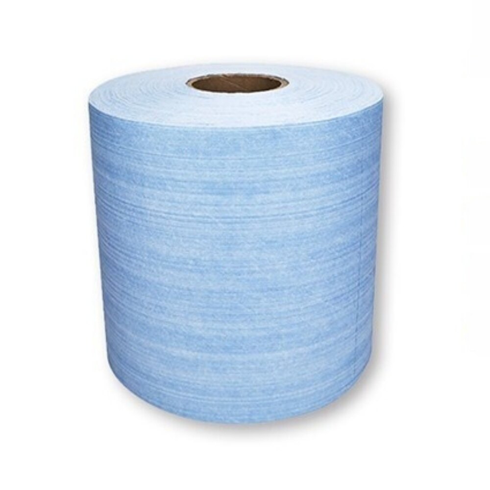 HYDRONIT Industrial Cleaning Cloth, Blue, 13.4 in by 9.1 in, 161.1 gsm, Low Lint