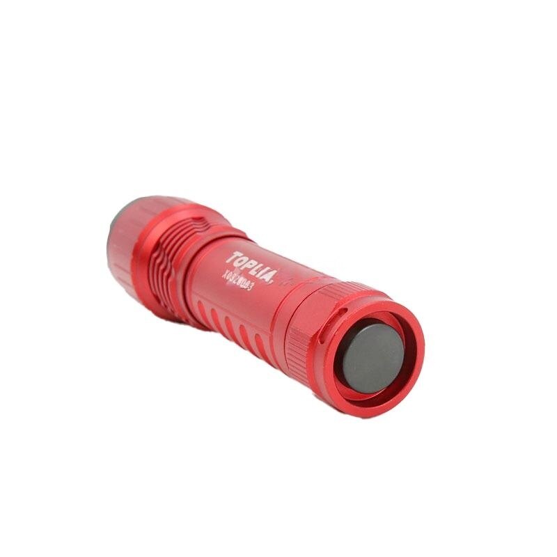 LED Aluminum Flashlight, 800 Lumens, 492 ft Beam Distance, Three Mode Output, IP54 Rated