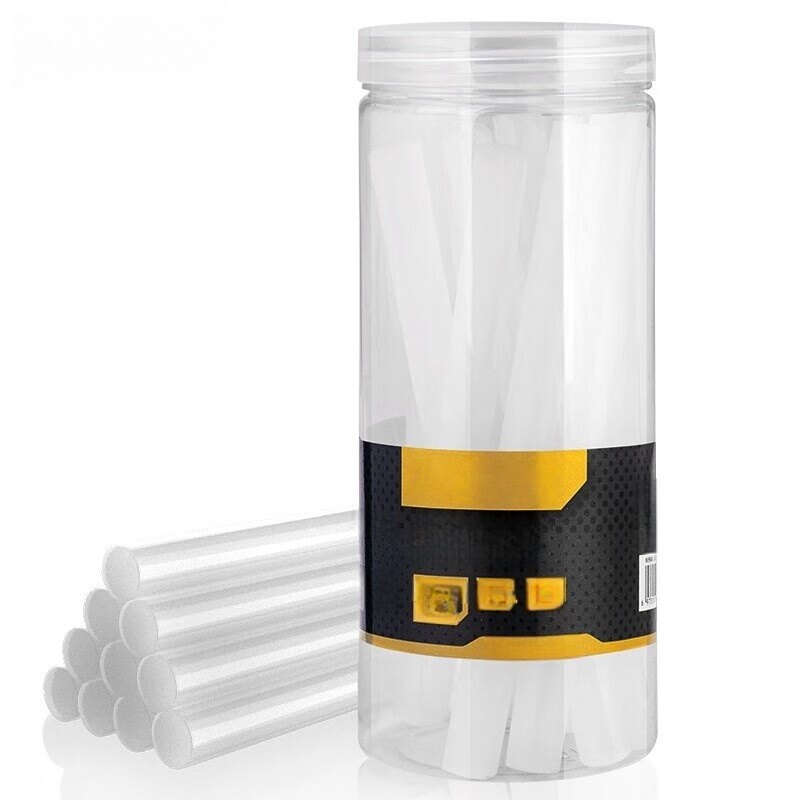 High Viscosity Hot Melt Glue Sticks, 0.28 in Diameter, 4 in Length, Universal for Glue Guns, Pkg Qty 55