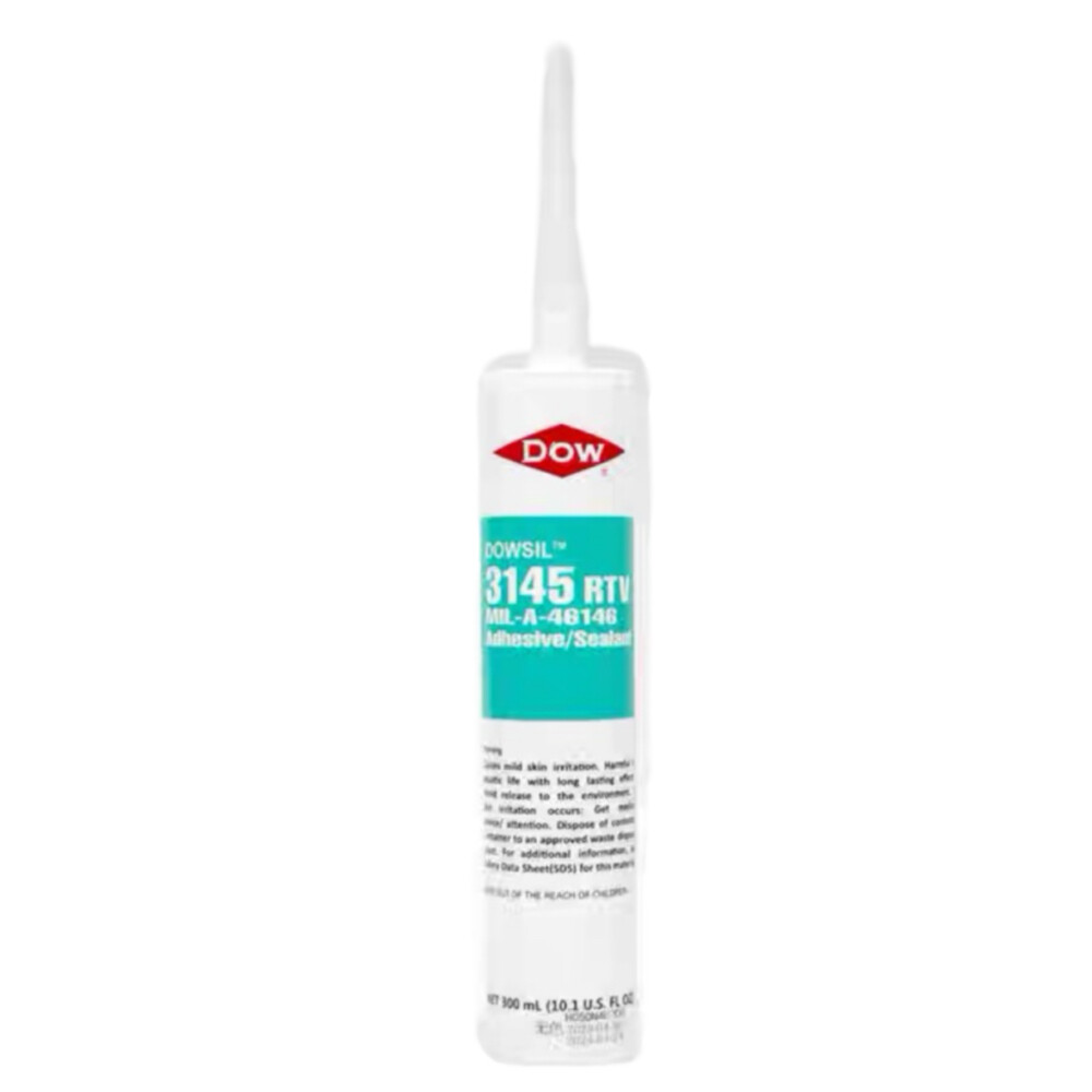 High strength silicone adhesive, model 3145, transparent, volume 10.32 fluid ounce per tube