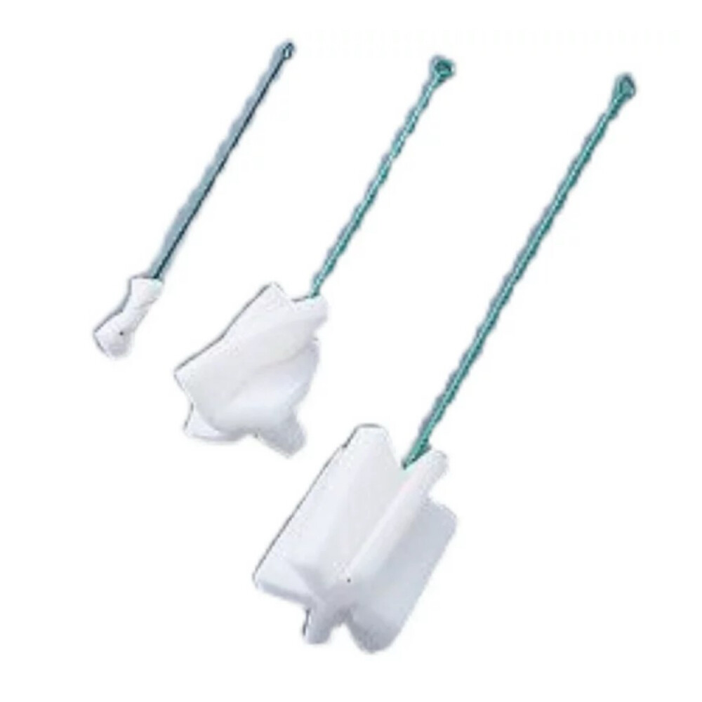 Laboratory flask cleaning sponge brush metal wire handle length thirteen inch