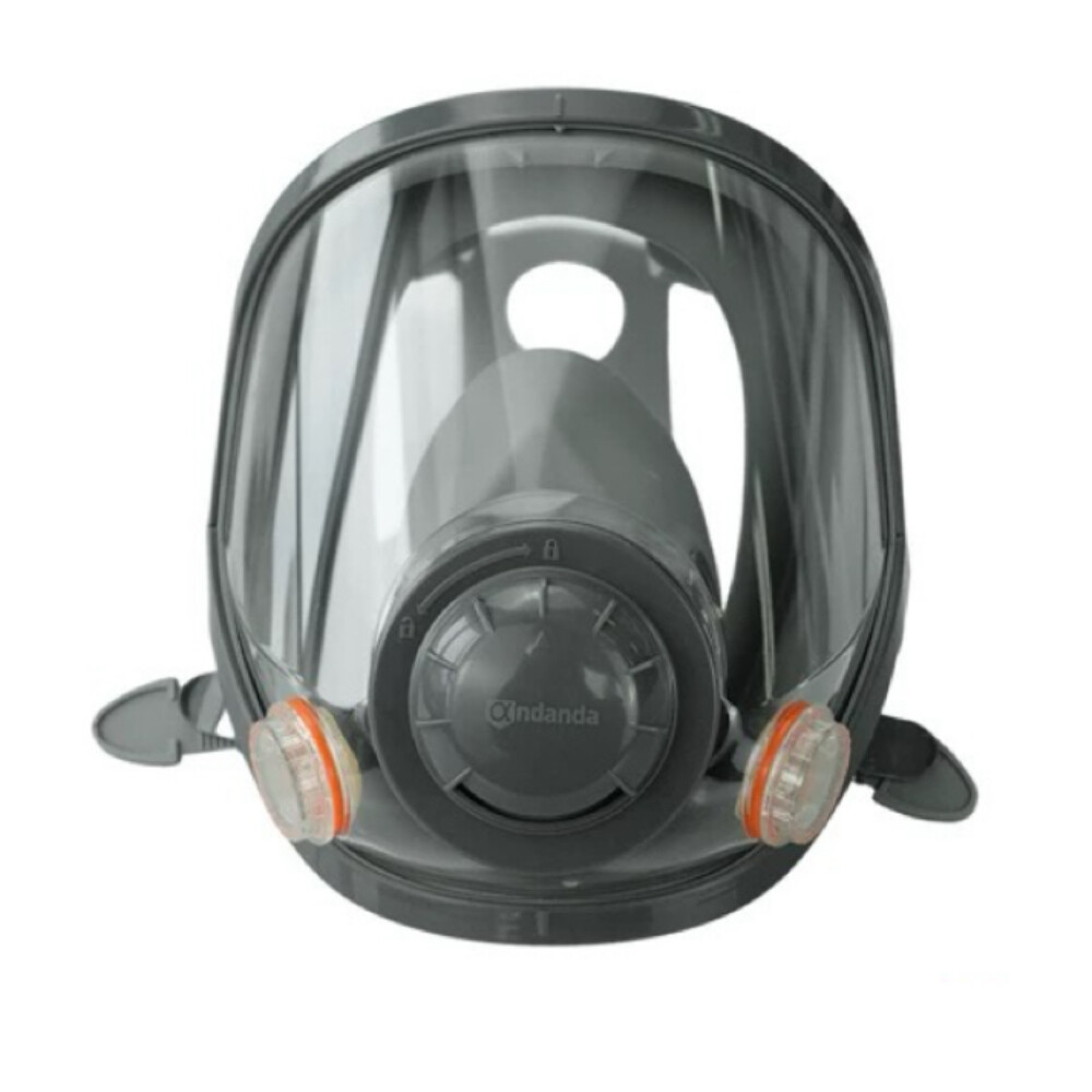 Self priming filtering full facepiece respirator, model 103045