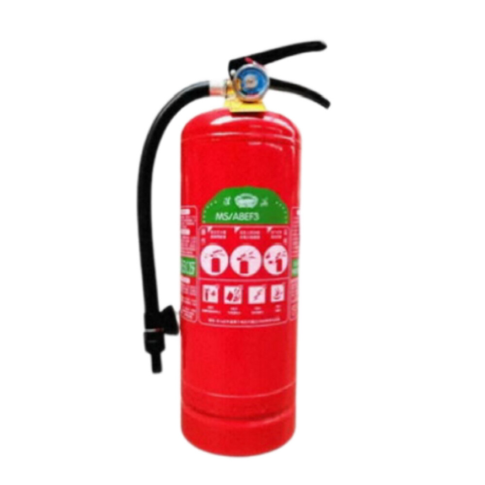 Portable water based fire extinguisher, model MS ABEF three, capacity three liter, new national standard