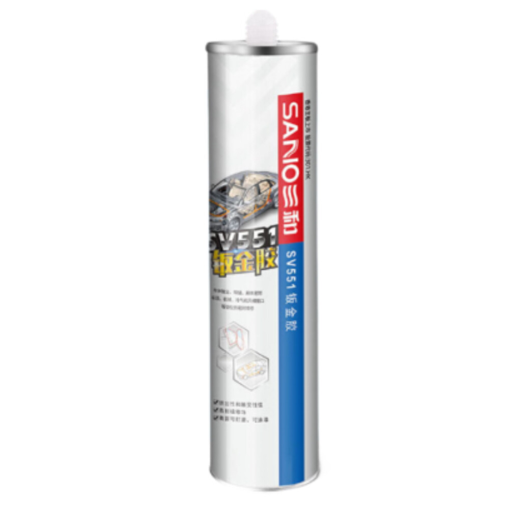 Car glass sealant, black, for windshield roof and headlight leak repair, volume 10.15 fluid ounce per tube