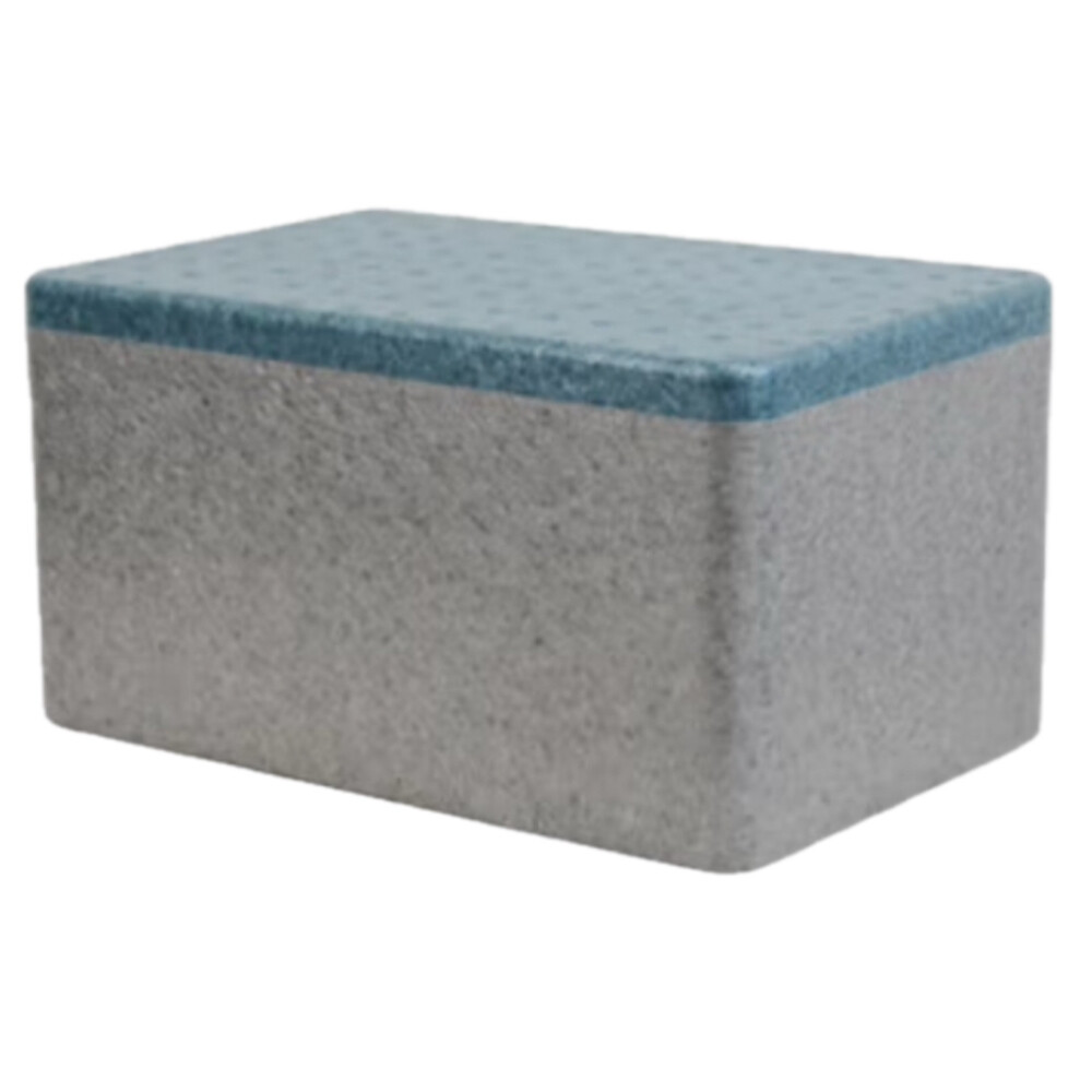 EPP insulated cooler box, gray color, 20.83in by 11.89in by 11.81in, capacity 50L