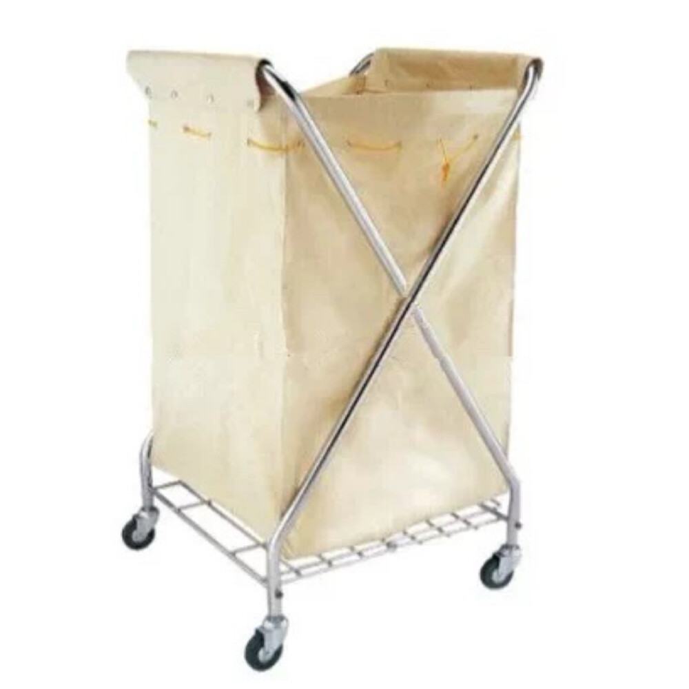 X type linen cart beige length twenty six point seven seven inch width twenty three point two three inch height forty one point three four inch