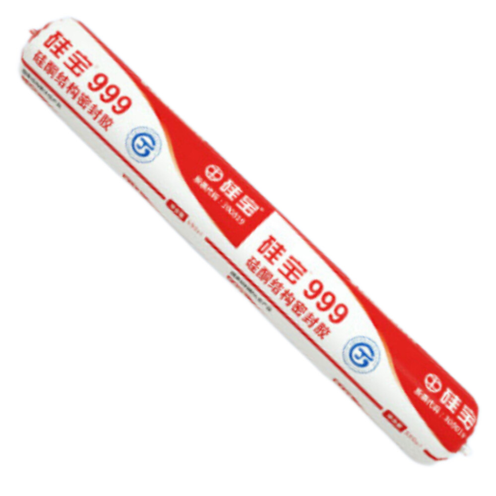 Neutral silicone structural sealant, model 999, white, volume 19.95 fluid ounce per tube