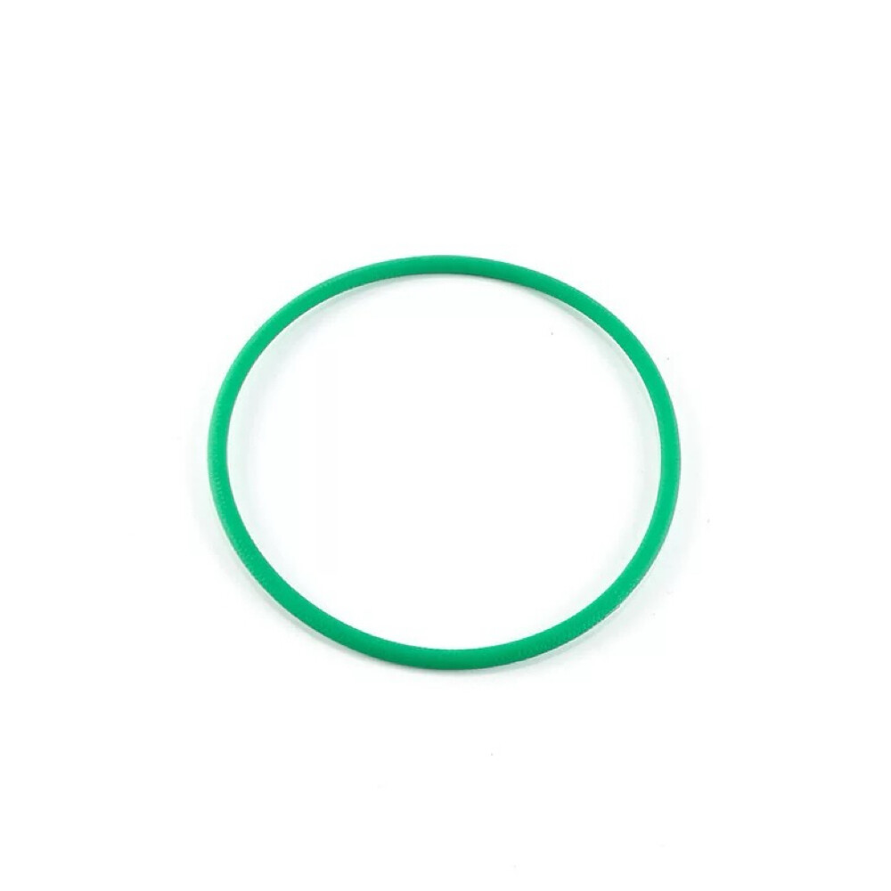 Fluororubber O ring, green, outer diameter 0.71 inch, cross section diameter 0.08 inch