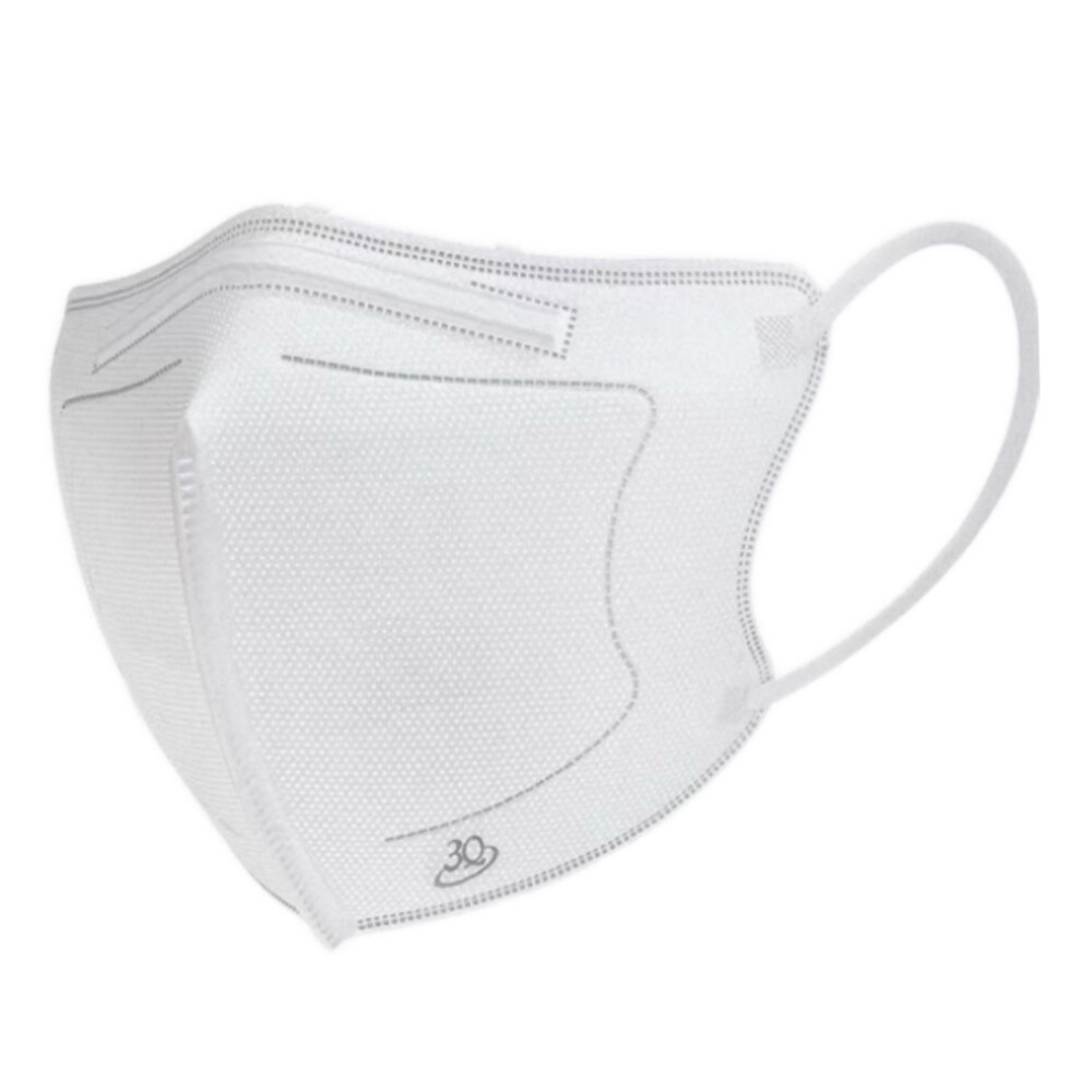 Medical protective mask, model 9505 HNS, white, head mounted, non sterile, bacterial filtration efficiency 95 percent, Pkg Qty 10