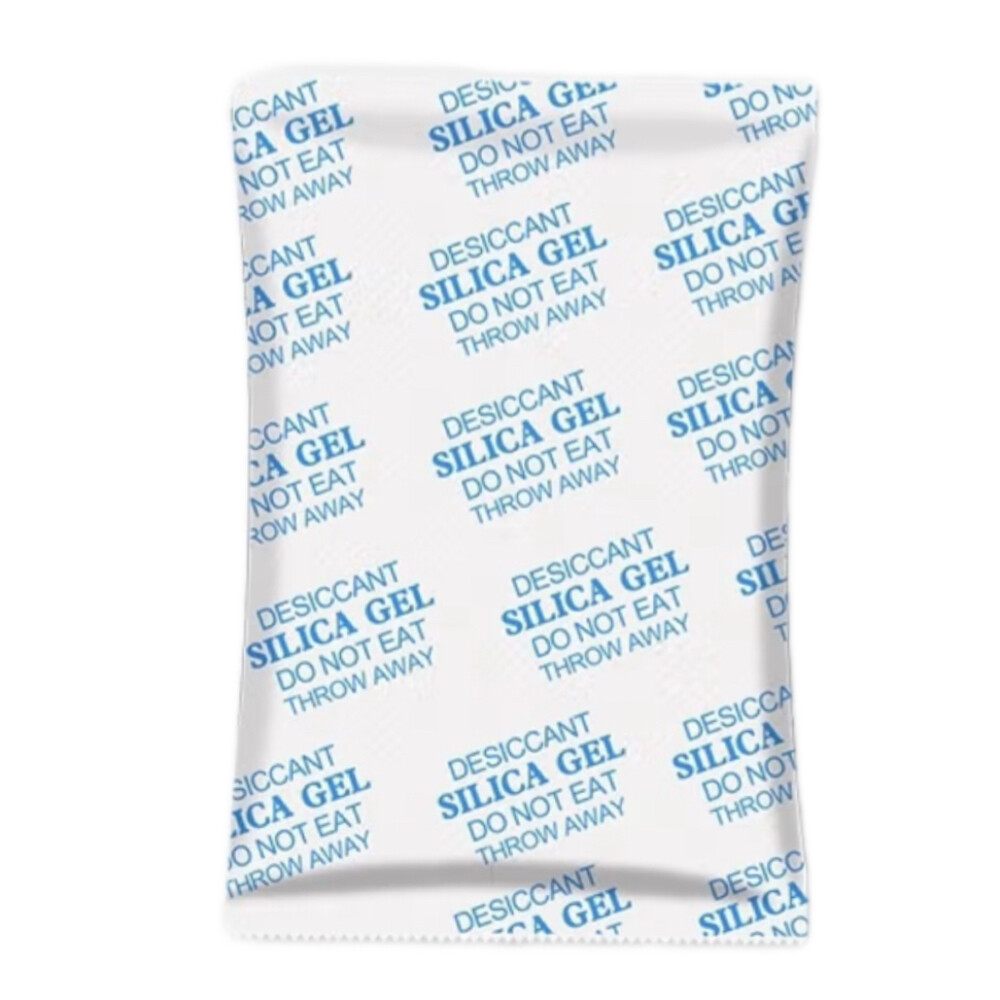 Silica gel desiccant transparent granules seven point zero five ounce five bag high moisture absorption