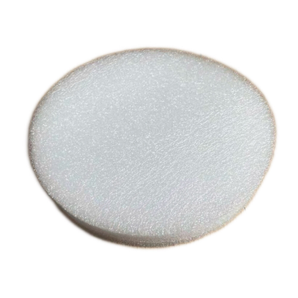 Foam cushion pad, white, round diameter twenty one point six five inch, thickness zero point three nine inch