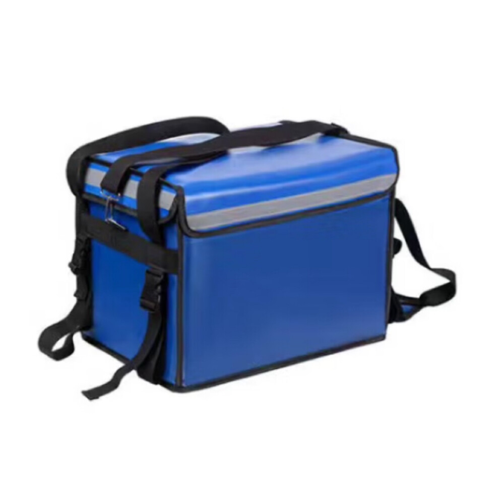 Foam insulated shipping box blue gray length thirteen point three nine inch width eight point six six inch height seven point zero nine inch