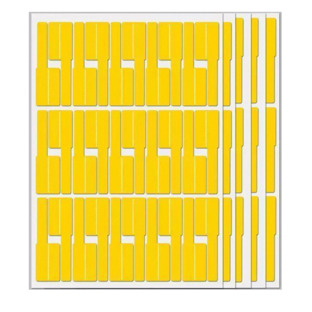 T50 thermal index label, peach pink color, 0.98in by 1.10in, Pkg Qty 100