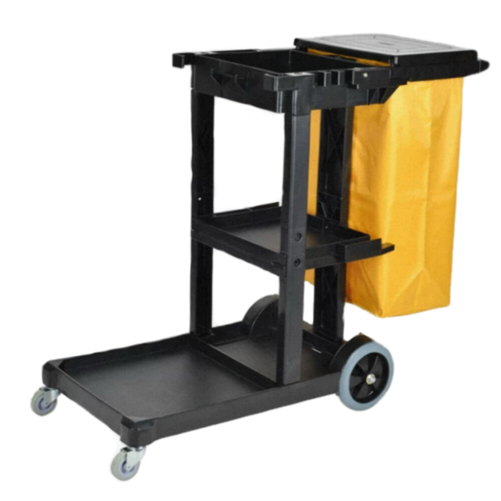 Cleaning cart, length 46.00 inch, width 20.94 inch, height 38.39 inch, random color