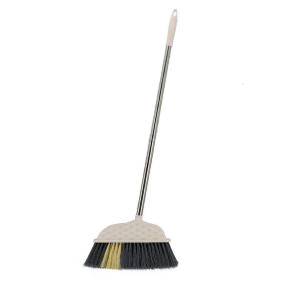Plastic broom, head width 38.19 inch, head depth 13.78 inch, thickness 3.54 inch, random color