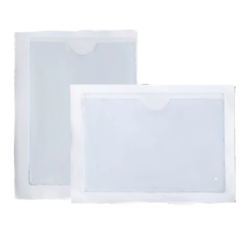 Material card holder, model 240296, PVC material, A6 horizontal version, length 6.30 inch, width 4.33 inch, Pkg Qty 20