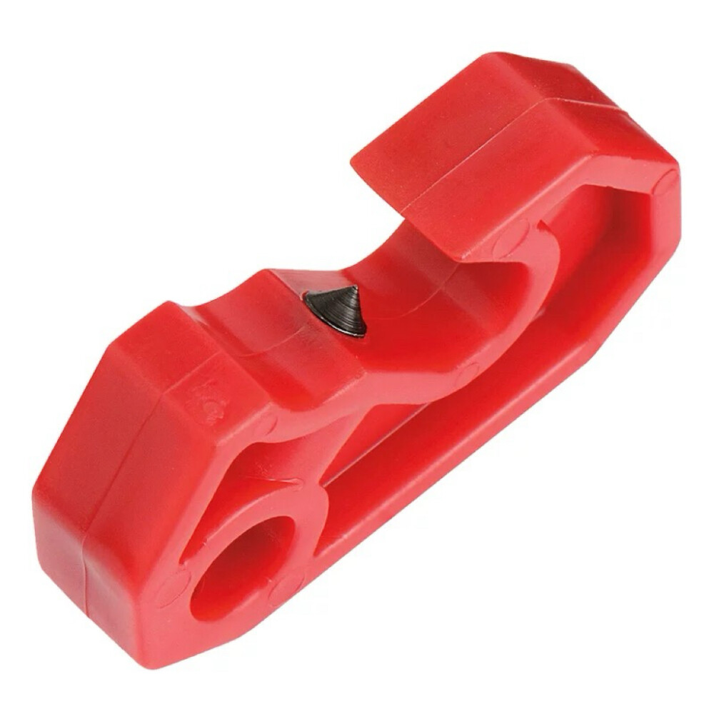 Small circuit breaker lock, model CBL16, for miniature and small molded case circuit breakers, red