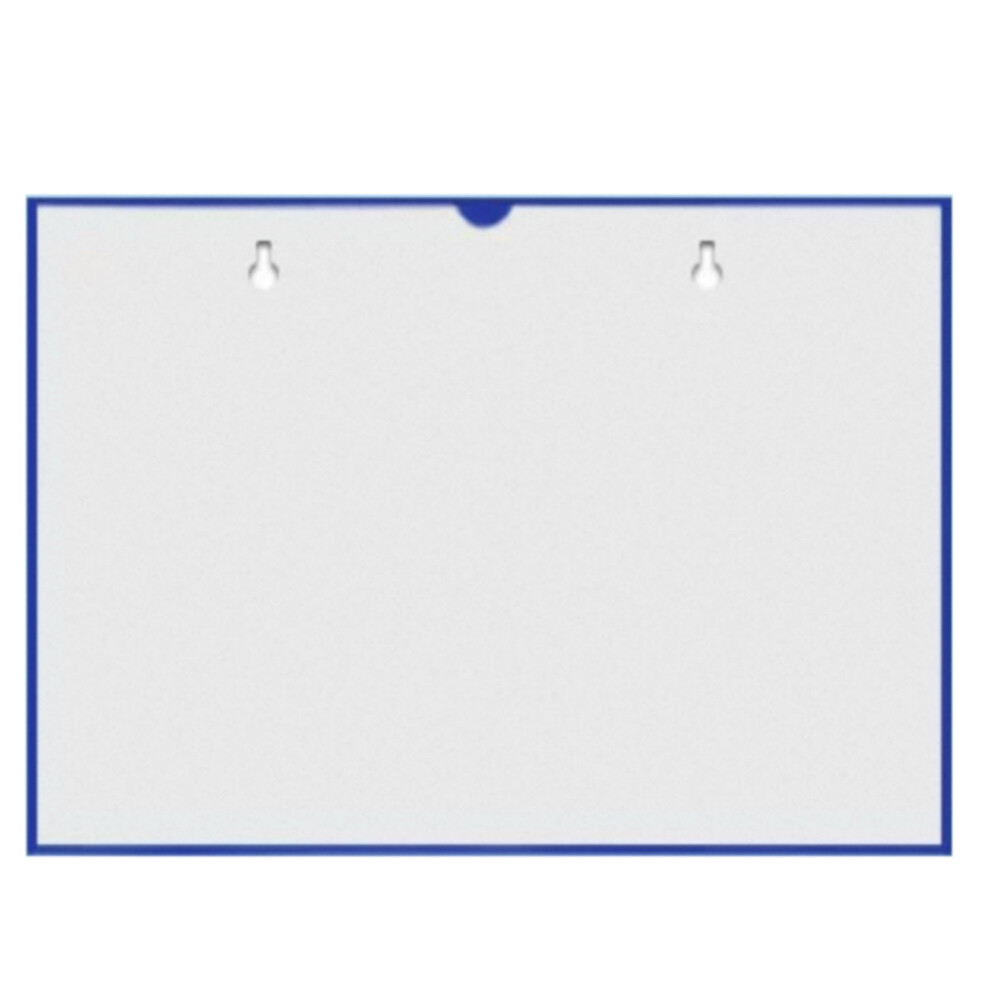 ID badge holder, model QS 1620I, plastic material, outer frame length 4.33 inch, width 2.76 inch, with lanyard, black