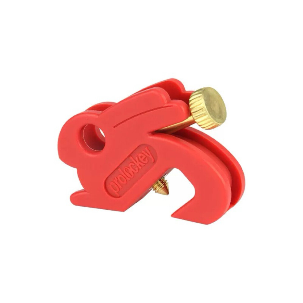 Universal air circuit breaker lockout, model S2393, screwdriver tightening type, red