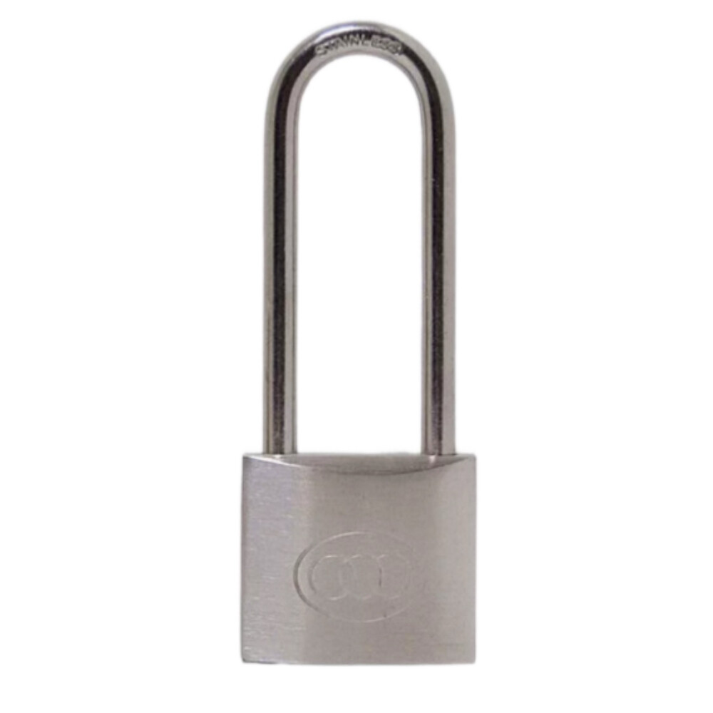 APP and fingerprint padlock, model AFP3015, black, lock body diameter 2.00 inch, stores 30 fingerprints