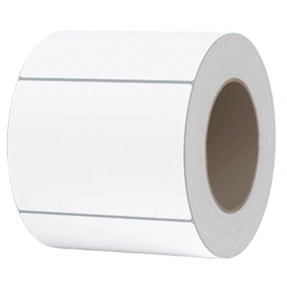 Coated paper label, length 2.40 inch, width 2.40 inch, single row, 800 sheets per roll, Pkg Qty 2 rolls