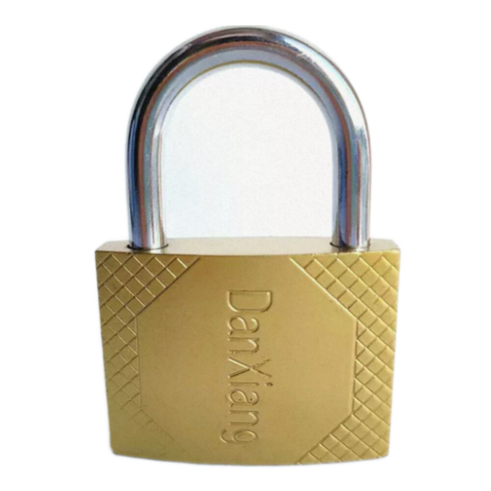 Long shackle engineering plastic safety padlock, model HA03103, yellow, keyed different, shackle height 3.07 inch