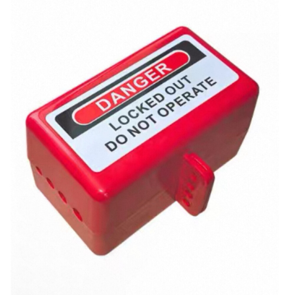 Plug lock, model BD D42A, size length 6.67 inch, width 3.07 inch, for 55 to 220 volt plugs